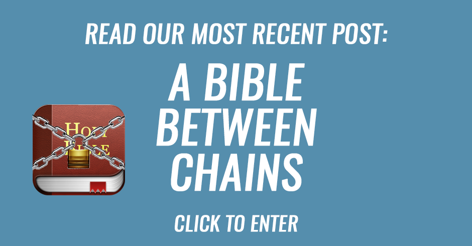 A BIBLE BETWEEN CHAINS