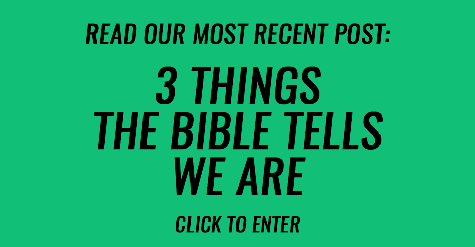 Three things the Bible tells we are