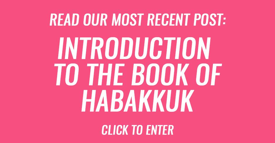Introduction to the book of Habakkuk