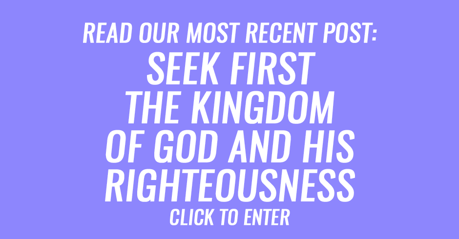 But seek ye first the kingdom of God, and his righteousness