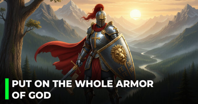 Put on the whole armor of God